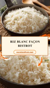 Riz blanc façon bistrot