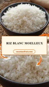 Riz blanc moelleux