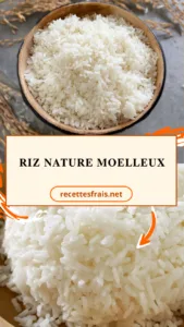 Riz nature moelleux