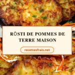Rösti de pommes de terre maison