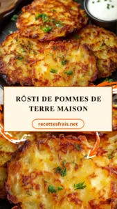Rösti de pommes de terre maison