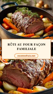Rôti au four façon familiale