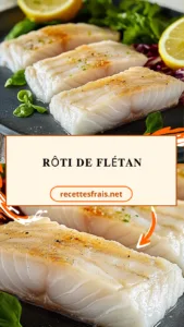 Rôti de flétan