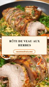 Rôti de veau aux herbes