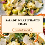 Salade d’artichauts frais