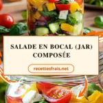 Salade en bocal (jar) composée