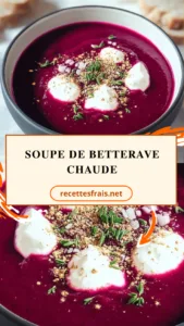 Soupe de betterave chaude