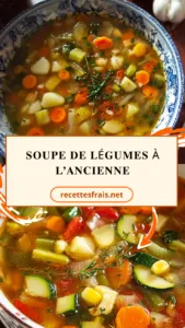Soupe de légumes à l’ancienne