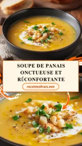 Soupe de panais onctueuse et réconfortante