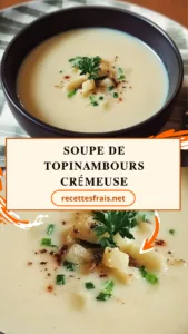 Soupe de topinambours crémeuse