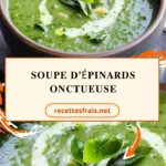 Soupe d’épinards onctueuse
