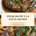 Steak haché à la sauce oignon