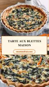 Tarte aux blettes maison