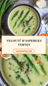 Velouté d’asperges vertes