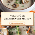 Velouté de champignons maison