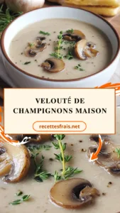 Velouté de champignons maison