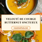 Velouté de courge butternut onctueux