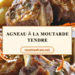 Agneau à la moutarde tendre