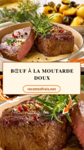 Bœuf à la moutarde doux