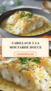 Cabillaud à la moutarde douce