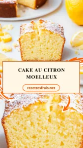 Cake au citron moelleux
