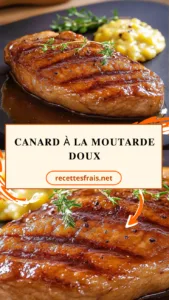 Canard à la moutarde doux