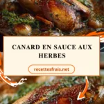 Canard en sauce aux herbes