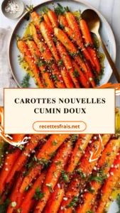 Carottes nouvelles cumin doux