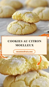 Cookies au citron moelleux