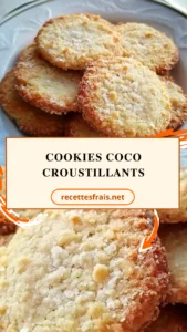 Cookies coco croustillants