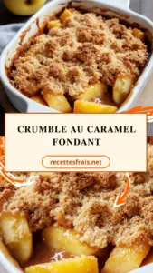 Crumble au caramel fondant