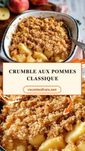 Crumble aux pommes classique