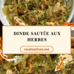 Dinde sautée aux herbes
