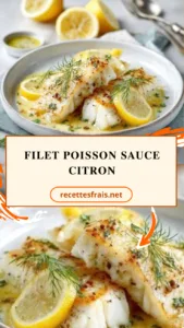 Filet poisson sauce citron