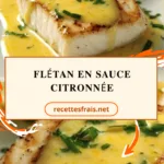 Flétan en sauce citronnée