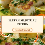 Flétan mijoté au citron