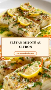 Flétan mijoté au citron