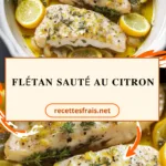 Flétan sauté au citron