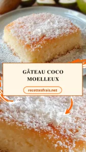 Gâteau coco moelleux