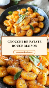 Gnocchi de patate douce maison