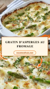 Gratin d’asperges au fromage