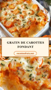 Gratin de carottes fondant