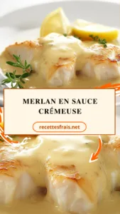 Merlan en sauce crémeuse
