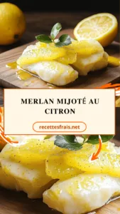 Merlan mijoté au citron