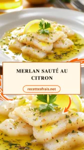 Merlan sauté au citron
