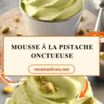 Mousse à la pistache onctueuse