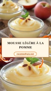 Mousse légère à la pomme