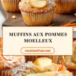 Muffins aux pommes moelleux