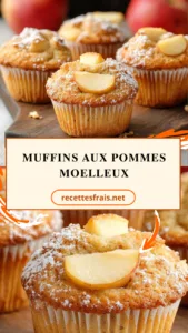 Muffins aux pommes moelleux