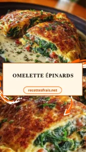 Omelette épinards